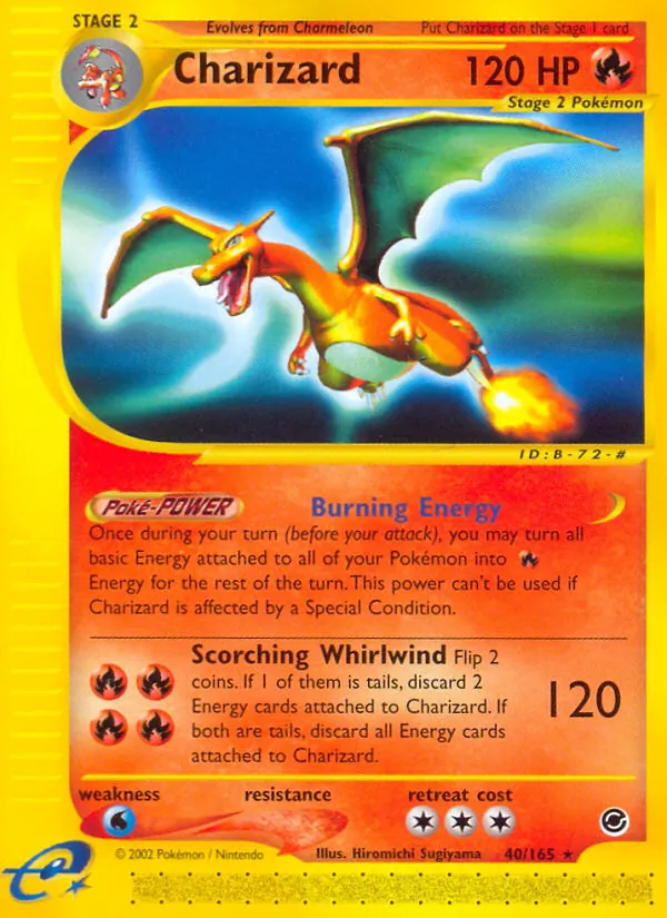 Charizard Expedition Base Set 40/165