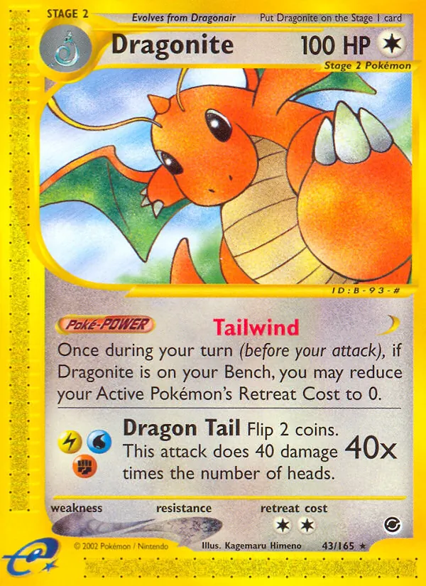 Dragonite Expedition Base Set 43/165