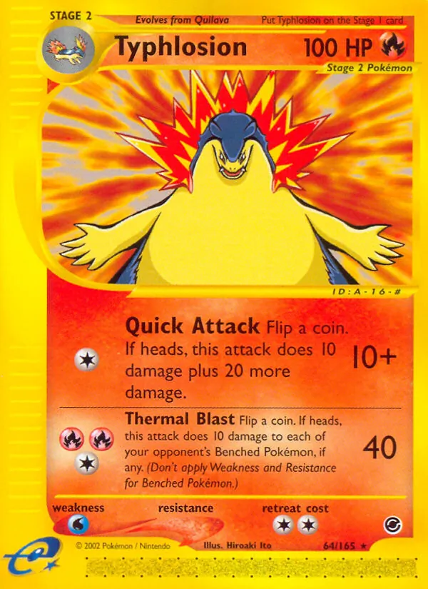 Typhlosion Expedition Base Set 64/165