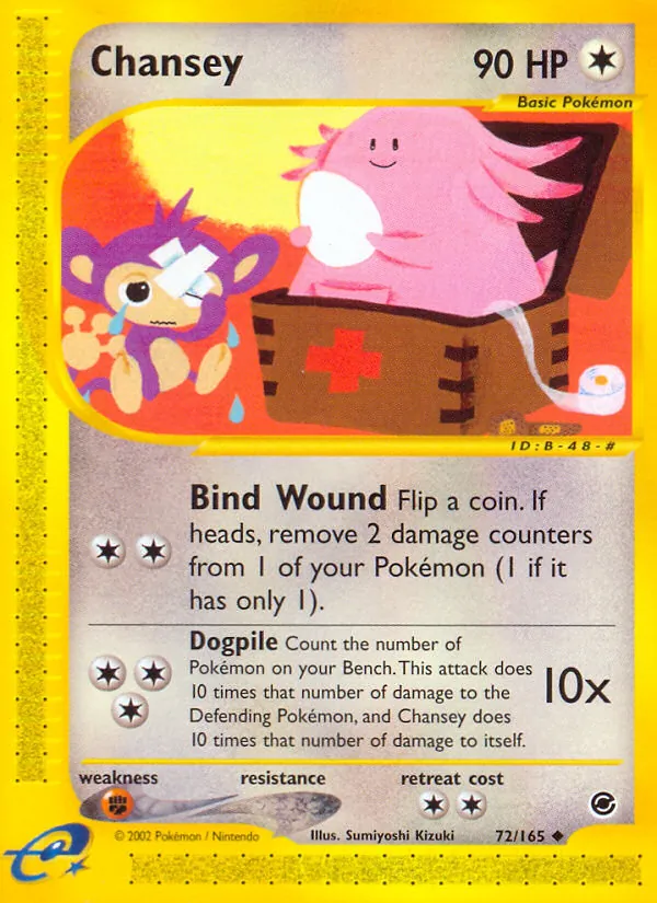 Chansey Expedition Base Set 72/165