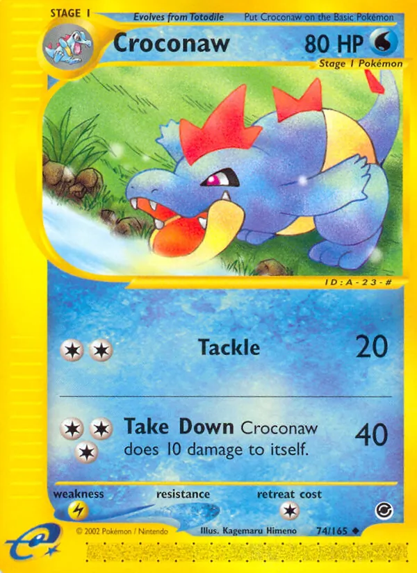 Croconaw Expedition Base Set 74/165