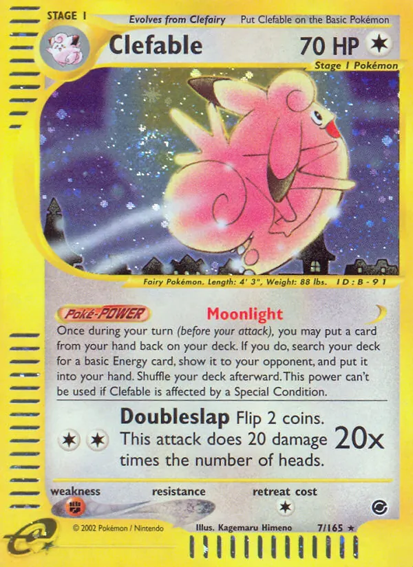 Clefable Expedition Base Set 7/165