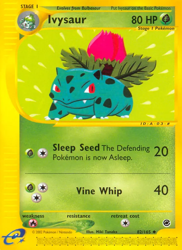 Ivysaur Expedition Base Set 82/165
