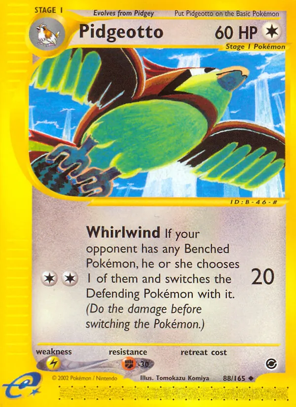 Pidgeotto Expedition Base Set 88/165