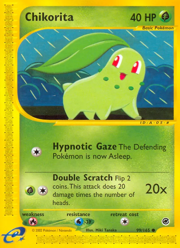 Chikorita Expedition Base Set 99/165