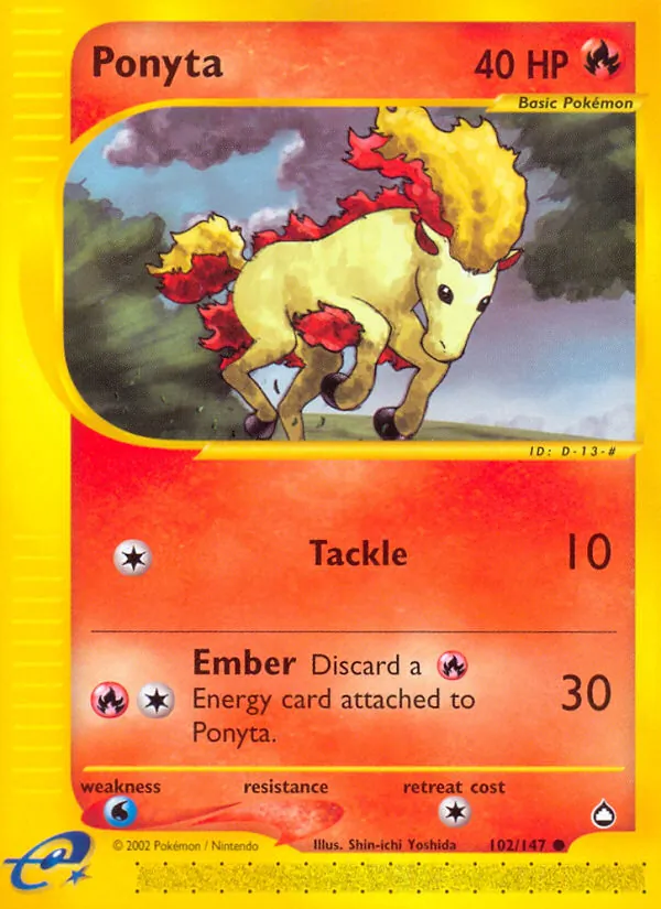 Ponyta Aquapolis 102/147