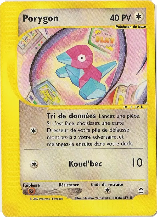 Porygon Aquapolis 103b/147