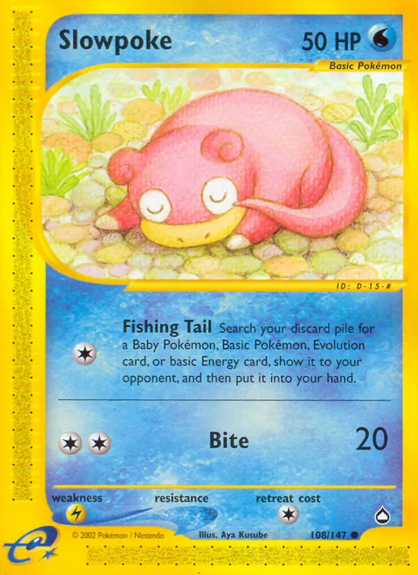 Slowpoke Aquapolis 108/147