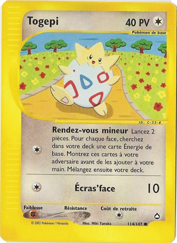 Togepi Aquapolis 114/147