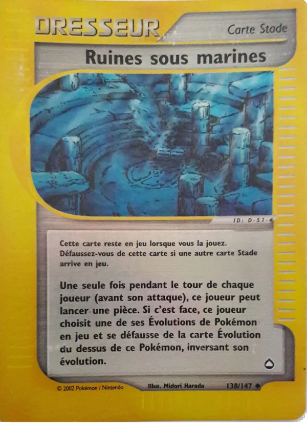 Ruines sous marines Aquapolis 138/147