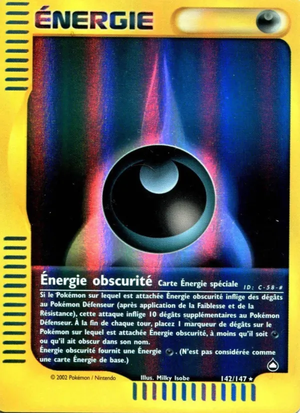 Énergie obscurité Aquapolis 142/147