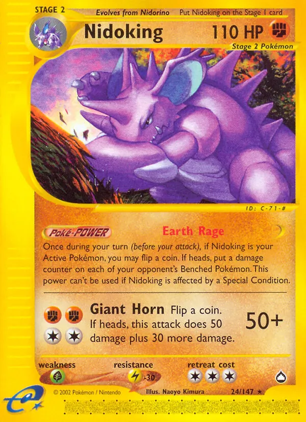 Nidoking Aquapolis 24/147