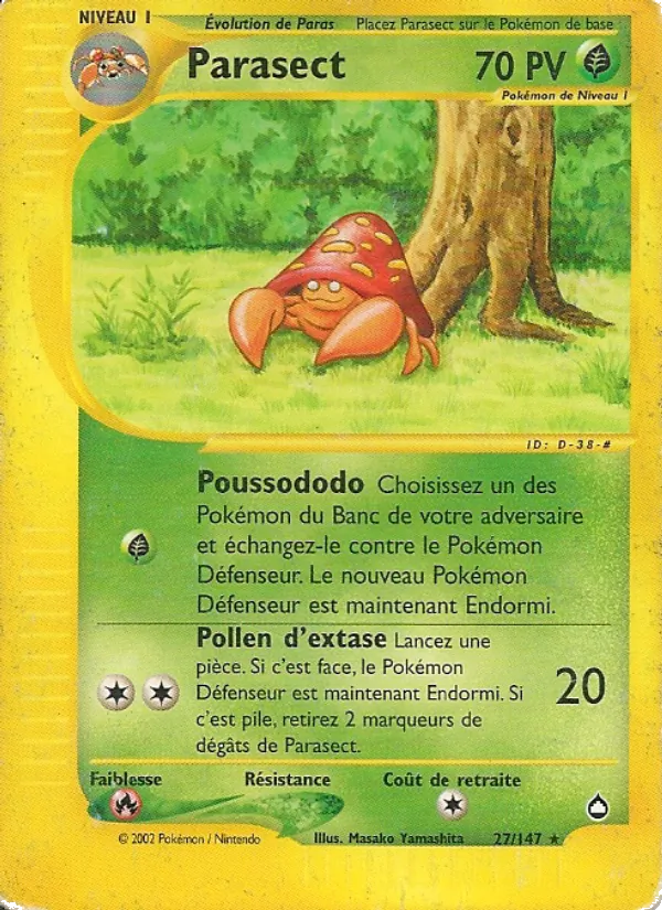Parasect Aquapolis 27/147