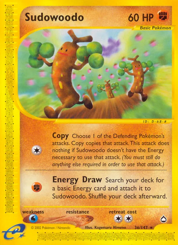Sudowoodo Aquapolis 36/147