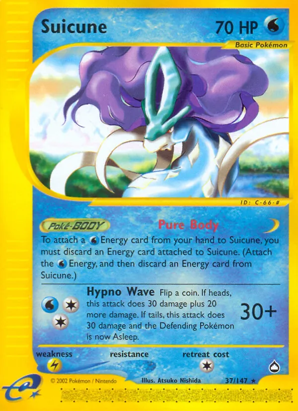 Suicune Aquapolis 37/147