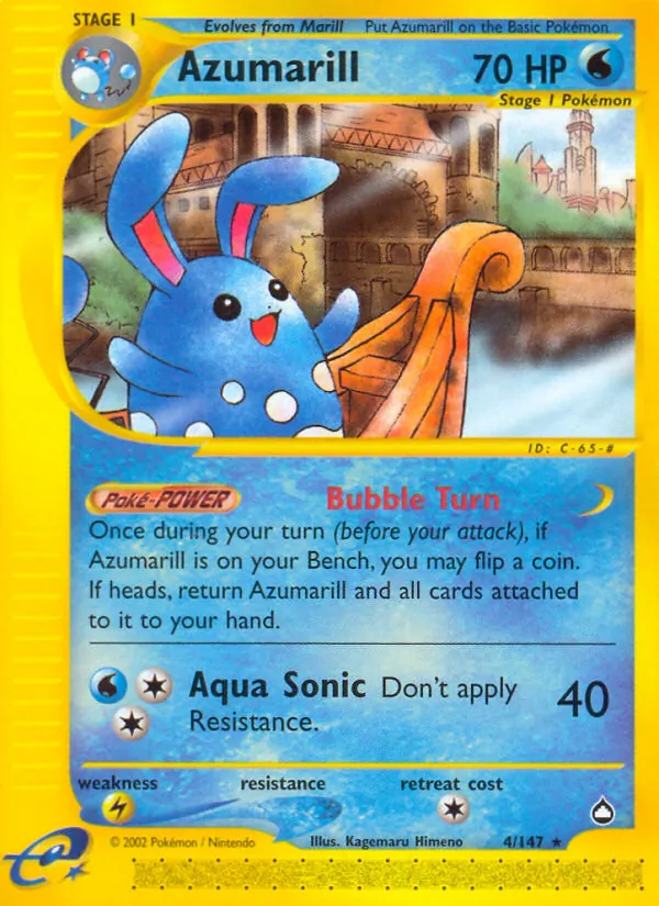 Azumarill Aquapolis 4/147