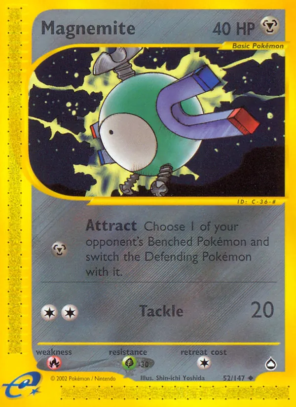 Magnemite Aquapolis 52/147