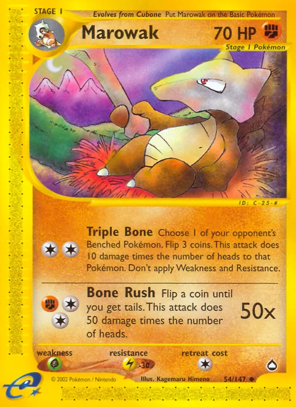 Marowak Aquapolis 54/147
