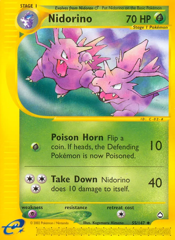 Nidorino Aquapolis 55/147
