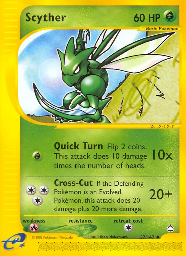 Scyther Aquapolis 57/147