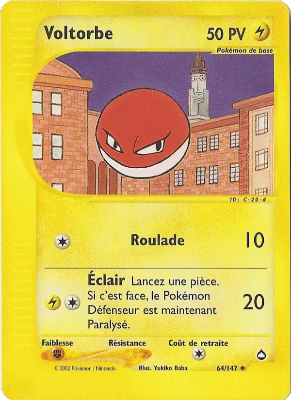 Voltorbe Aquapolis 64/147