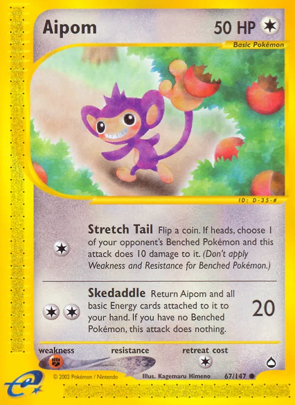 Aipom Aquapolis 67/147