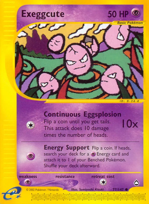 Exeggcute Aquapolis 77/147