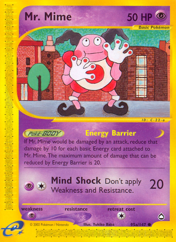 Mr. Mime Aquapolis 95b/147
