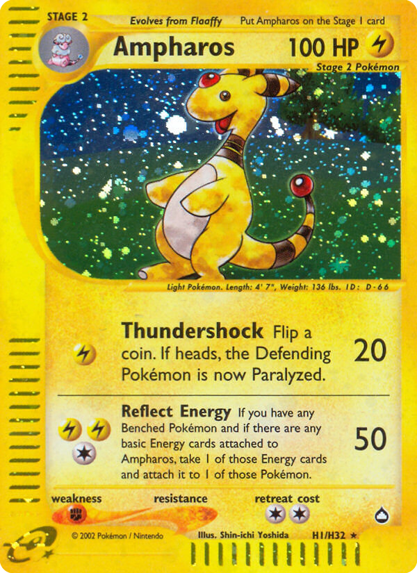 Ampharos Aquapolis H01/147