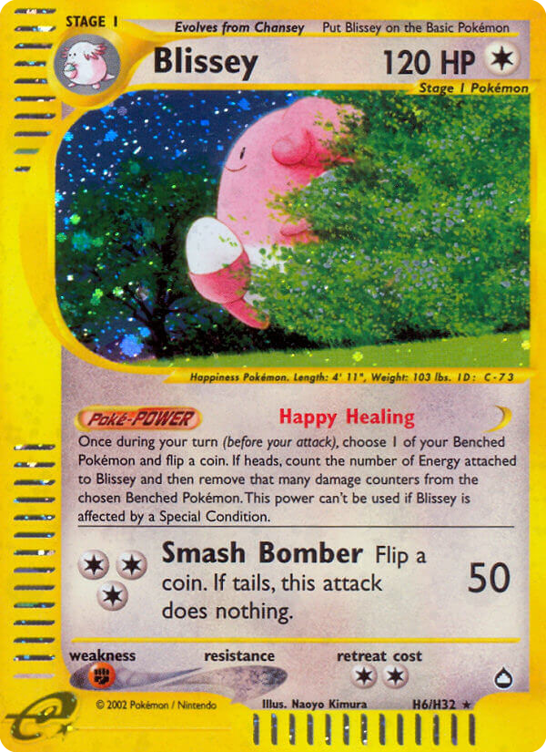 Blissey Aquapolis H06/147