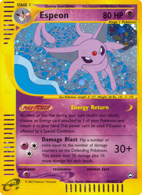Espeon Aquapolis H09/147