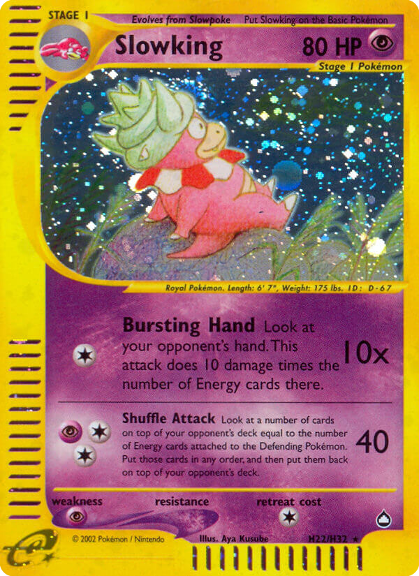 Slowking Aquapolis H22/147