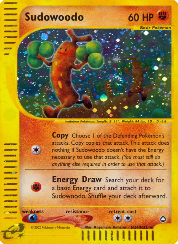 Sudowoodo Aquapolis H24/147