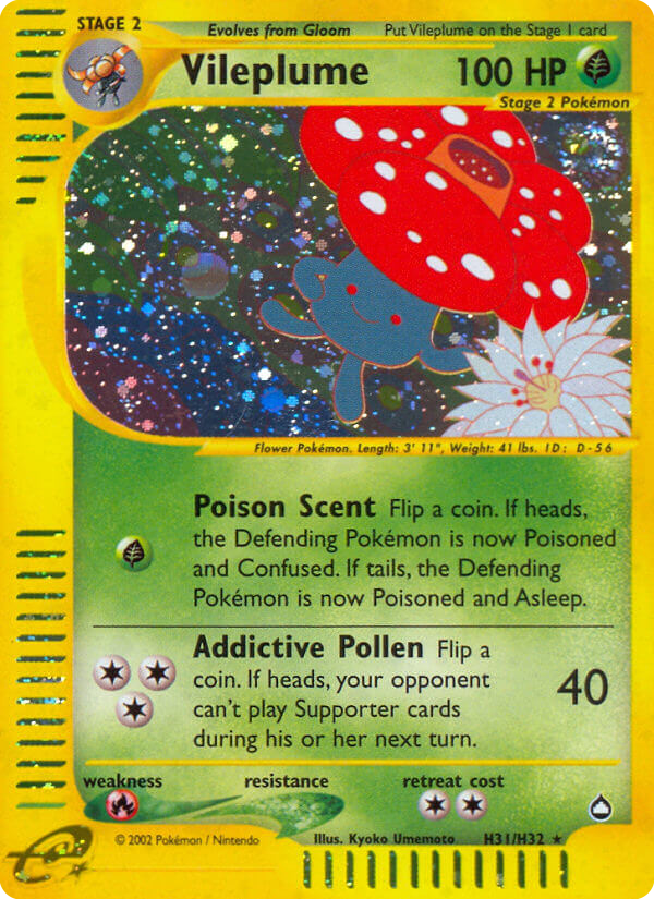 Vileplume Aquapolis H31/147