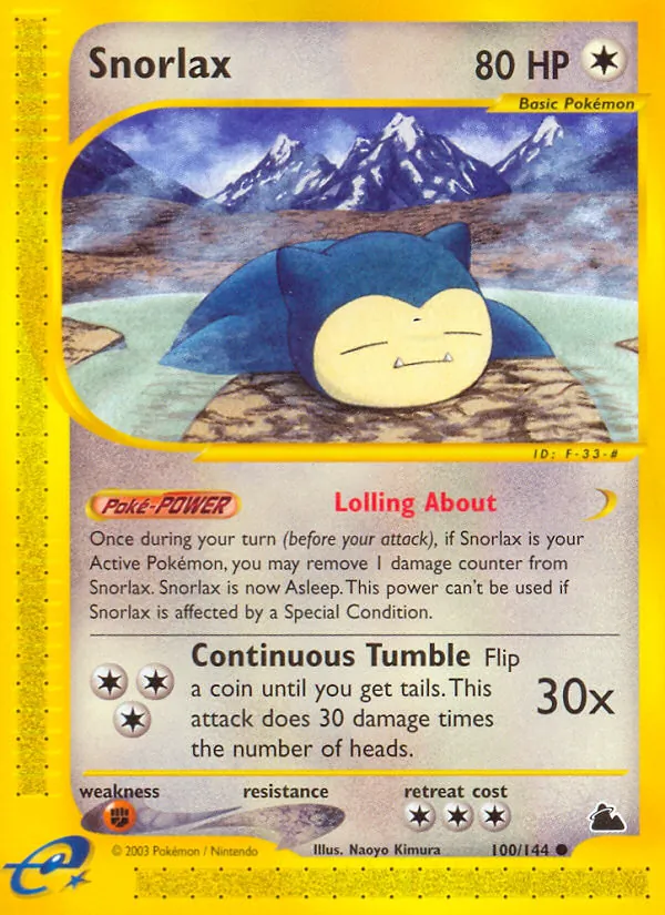 Snorlax Skyridge 100/144