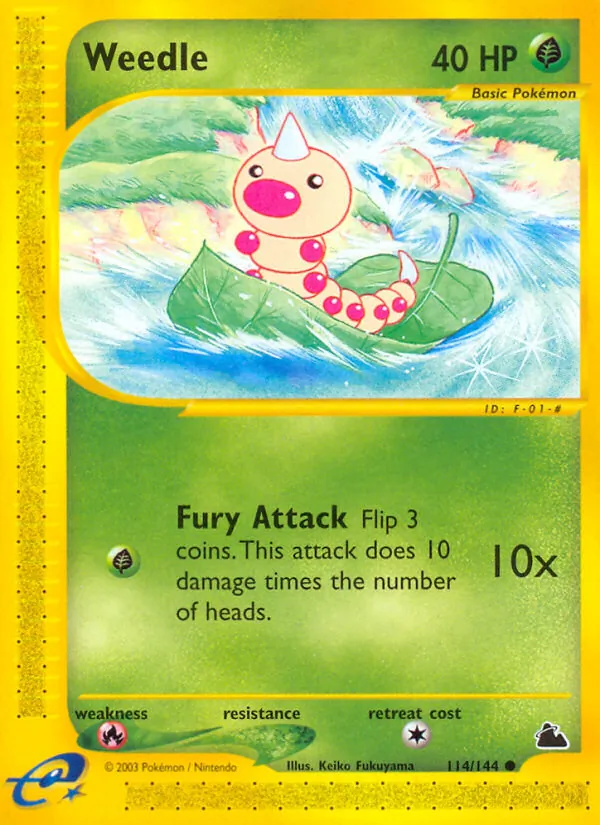 Weedle Skyridge 114/144