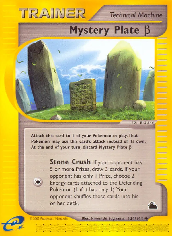 Mystery Plate β Skyridge 134/144