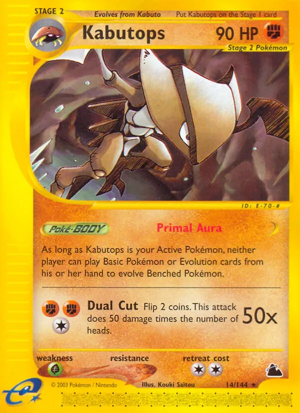 Kabutops Skyridge 14/144