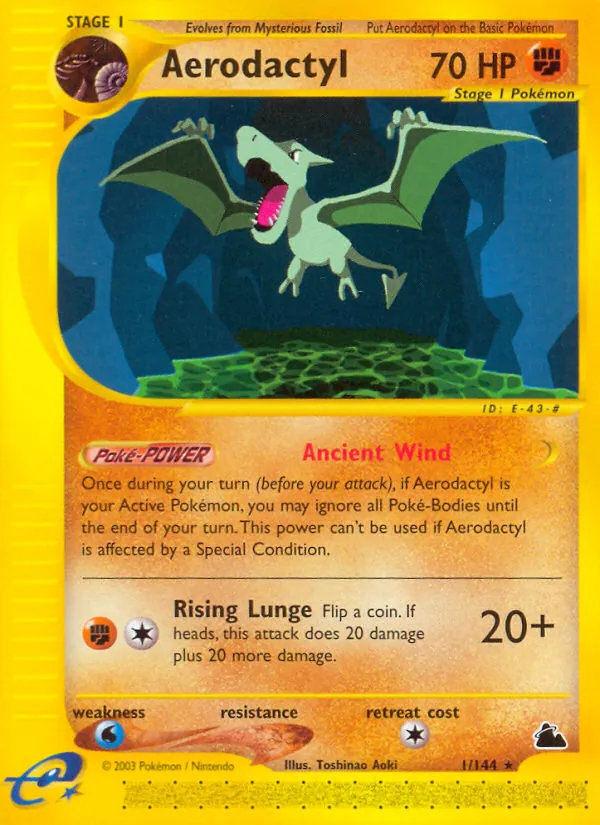 Aerodactyl Skyridge 1/144