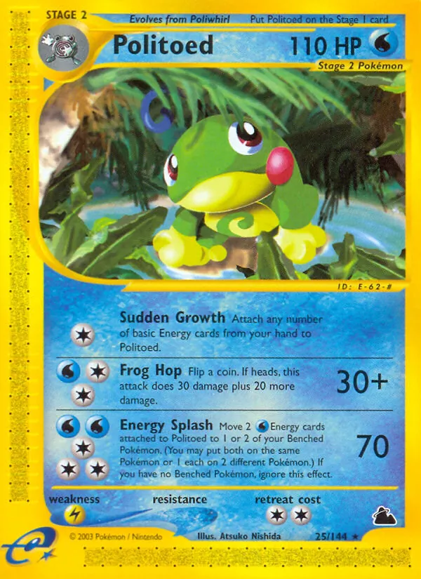 Politoed Skyridge 25/144