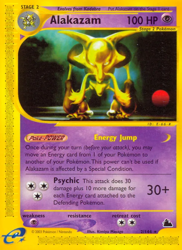 Alakazam Skyridge 2/144
