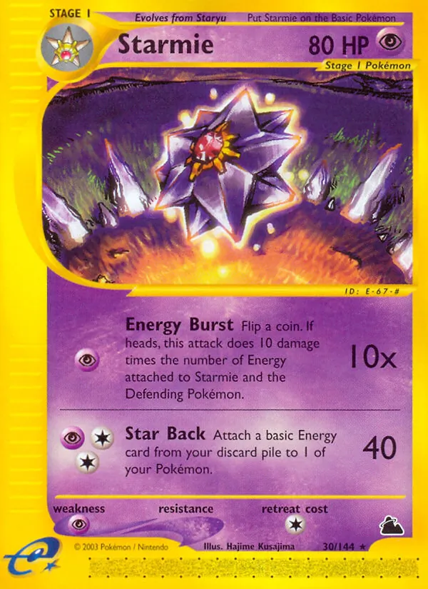Starmie Skyridge 30/144
