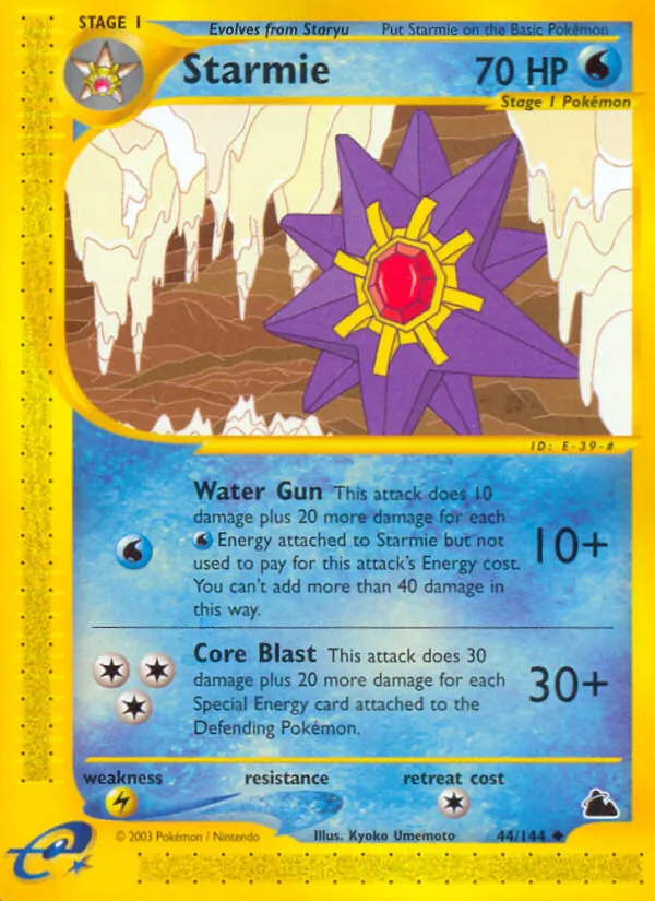 Starmie Skyridge 44/144