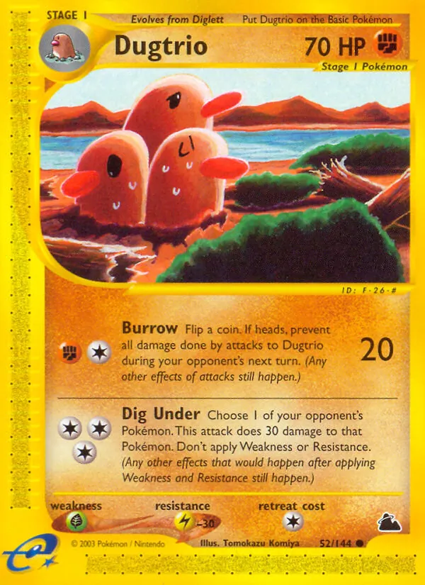 Dugtrio Skyridge 52/144