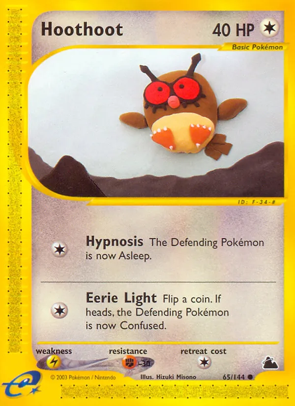 Hoothoot Skyridge 65/144