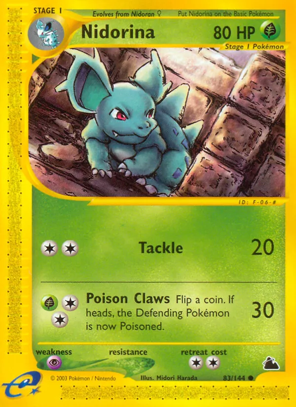 Nidorina Skyridge 83/144