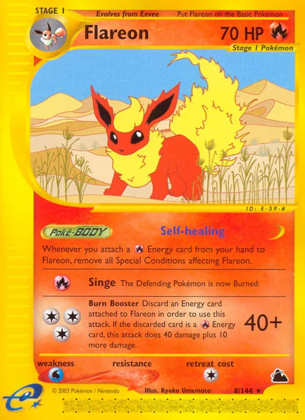 Flareon Skyridge 8/144