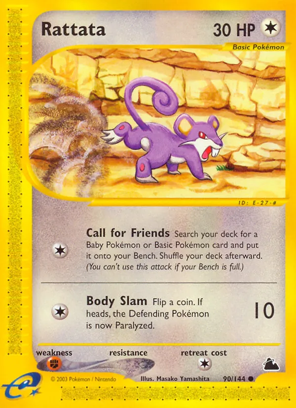 Rattata Skyridge 90/144