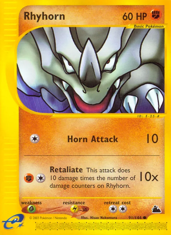 Rhyhorn Skyridge 91/144