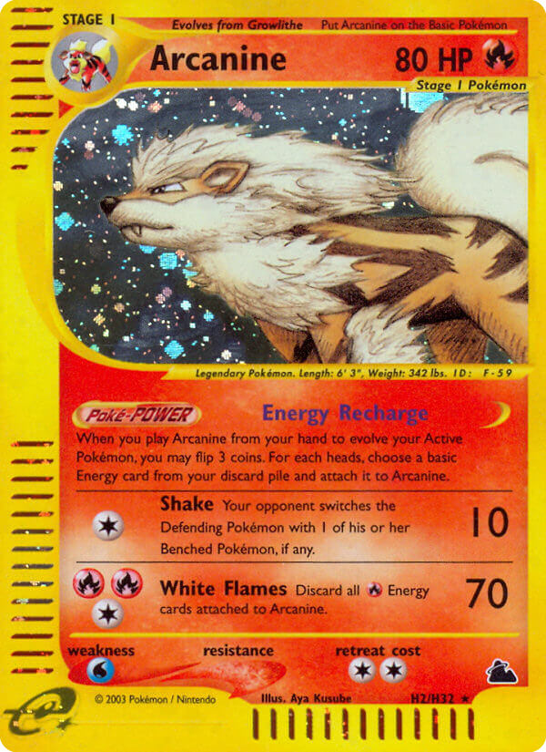 Arcanine Skyridge H02/144